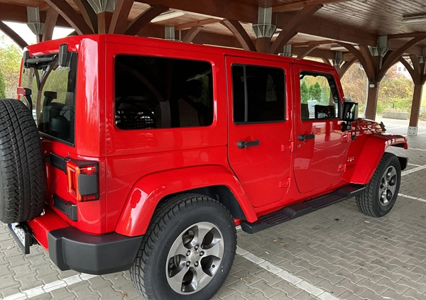 Jeep Wrangler cena 119000 przebieg: 72000, rok produkcji 2016 z Poznań małe 742